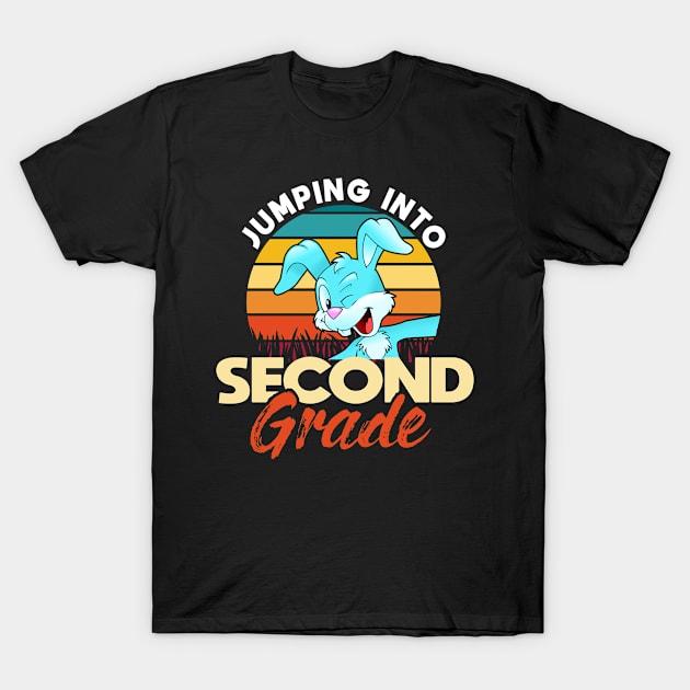 Jumping Into Second Grade T-Shirt by Cooldruck